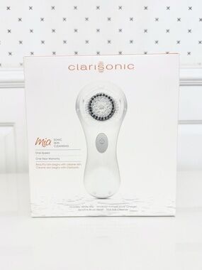 New Clarisonic Mia1 Sonic Skin Cleansing for Face with with Brush Head - 1 Speed